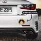 Luffy Face Bumper Sticker waterproof vinyl decal for laptop, bike, car & bottle
