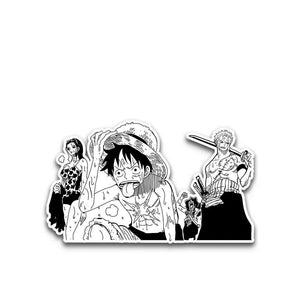 Luffy Zoro Bumper Sticker waterproof vinyl decal for laptop, bike, car & bottle