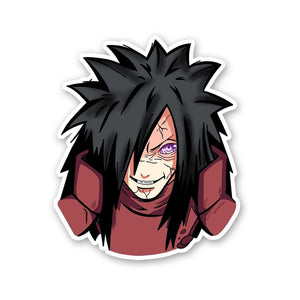 Madara Uchiha Sticker waterproof vinyl decal for laptop, bike, car & bottle