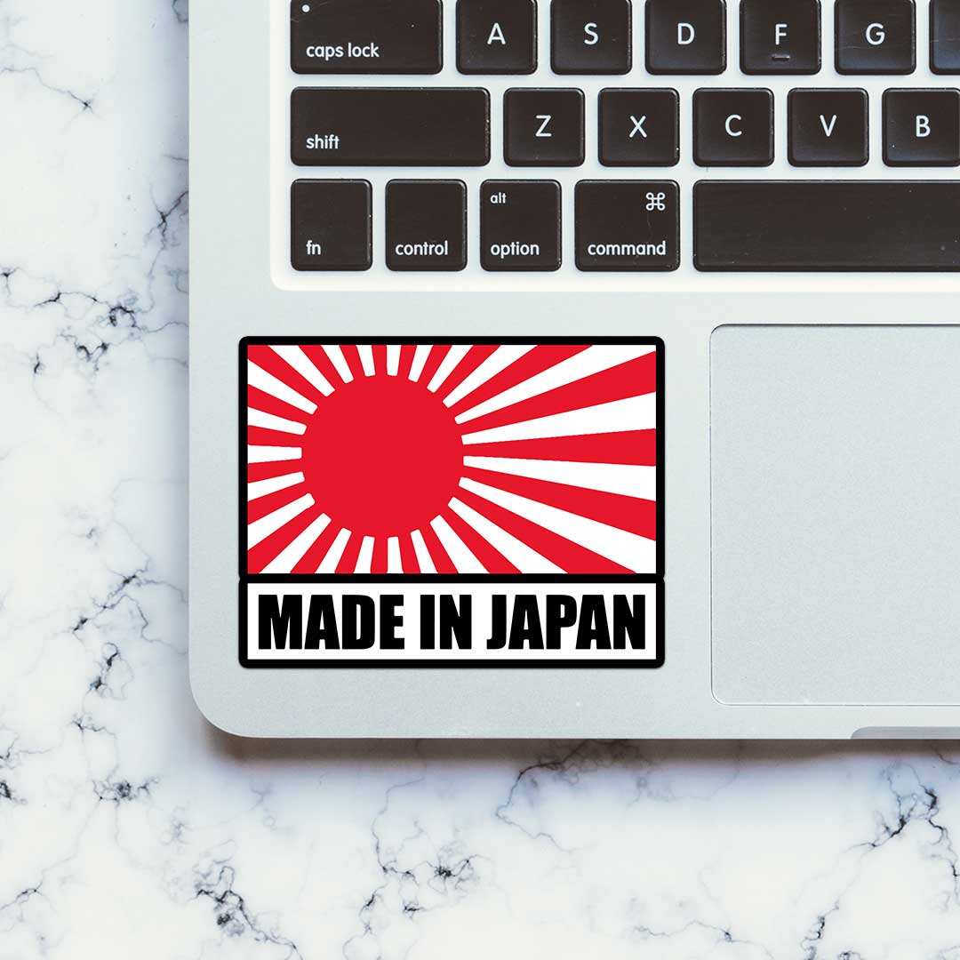 Made In Japan Sticker waterproof vinyl decal for laptop, bike, car & bottle