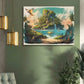 Magical Island Canvas Art waterproof vinyl decal for laptop, bike, car & bottle