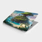 Magical Island Laptop skin waterproof vinyl decal for laptop, bike, car & bottle