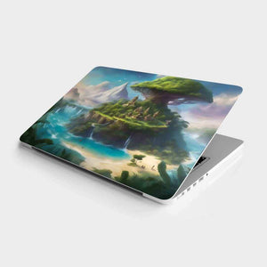 Magical Island Laptop skin waterproof vinyl decal for laptop, bike, car & bottle
