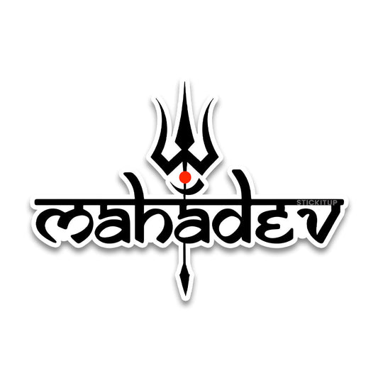 mahadev Bumper Sticker - STICK IT UP