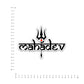 mahadev Bumper Sticker waterproof vinyl decal for laptop, bike, car & bottle