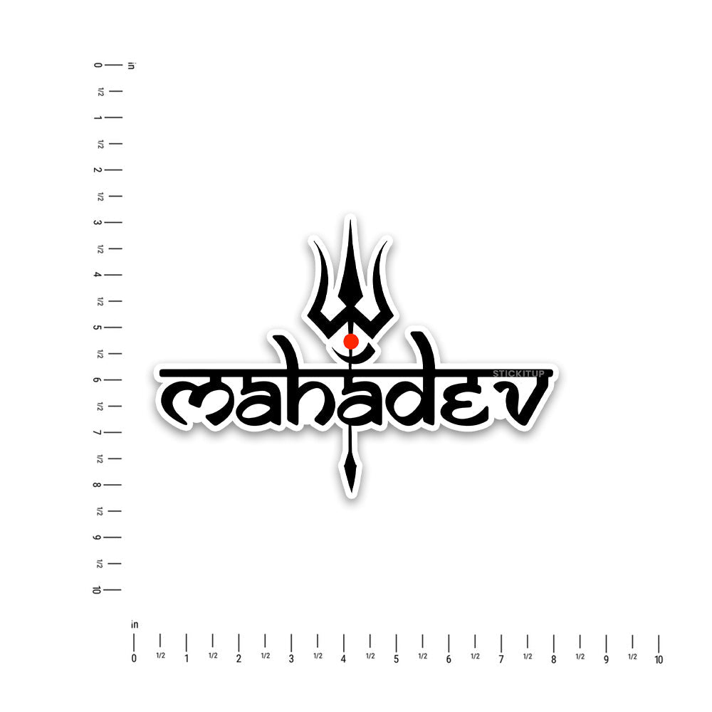 mahadev Bumper Sticker - STICK IT UP