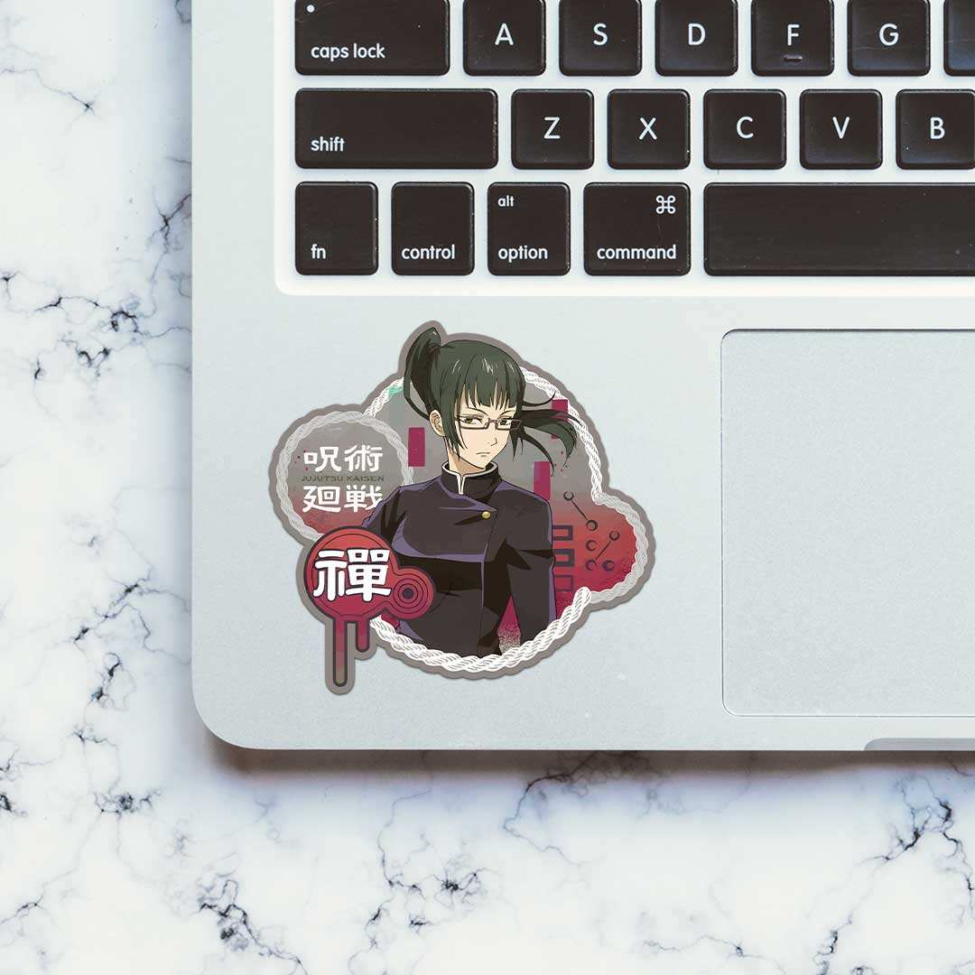 Maki Sticker waterproof vinyl decal for laptop, bike, car & bottle