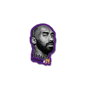 Mamba 24 Stickers waterproof vinyl decal for laptop, bike, car & bottle