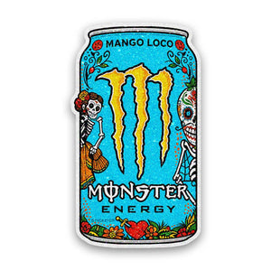 Mango Energy Can Glitter Sticker - Glitter Stickers | STICK IT UP