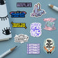 Manifestation Sticker Pack [15 Sticker] waterproof vinyl decal for laptop, bike, car & bottle