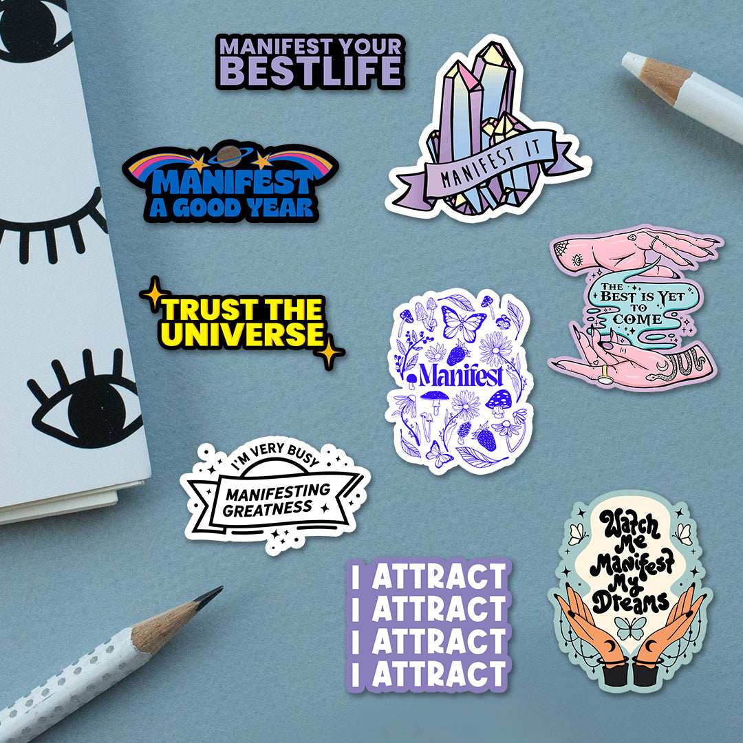 Manifestation Sticker Pack [15 Sticker] - STICK IT UP