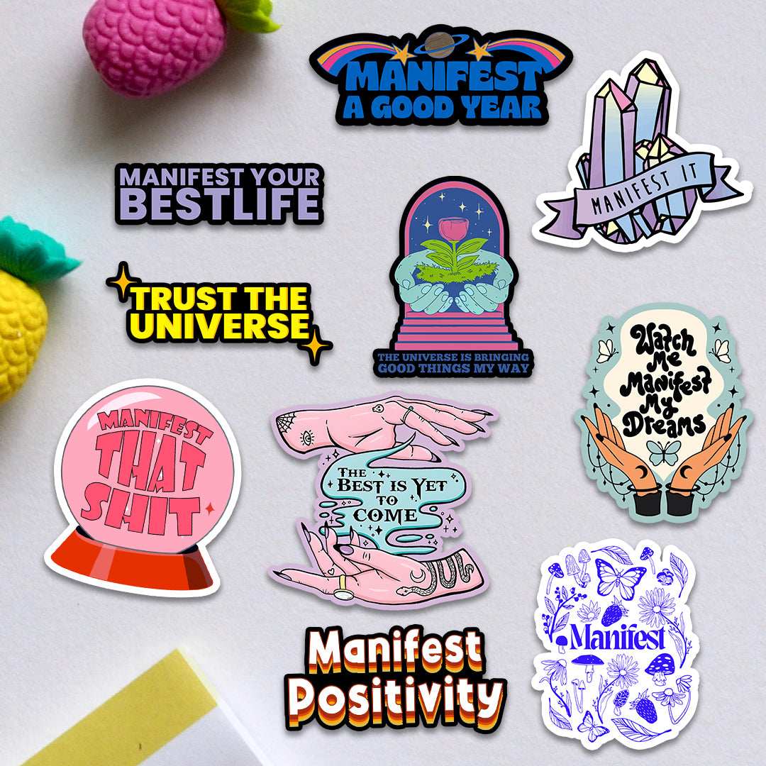 Manifestation Sticker Pack [15 Sticker] - STICK IT UP