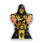 Masked Warrior Fighter Glitter Sticker - Glitter Stickers | STICK IT UP