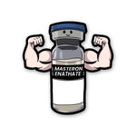 Masteron Sticker waterproof vinyl decal for laptop, bike, car & bottle
