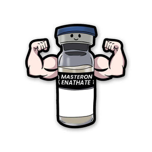 Masteron Sticker waterproof vinyl decal for laptop, bike, car & bottle