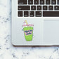 Matcha Girlie Sticker waterproof vinyl decal for laptop, bike, car & bottle