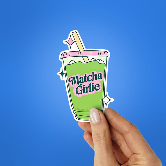 Matcha Girlie Sticker - STICK IT UP