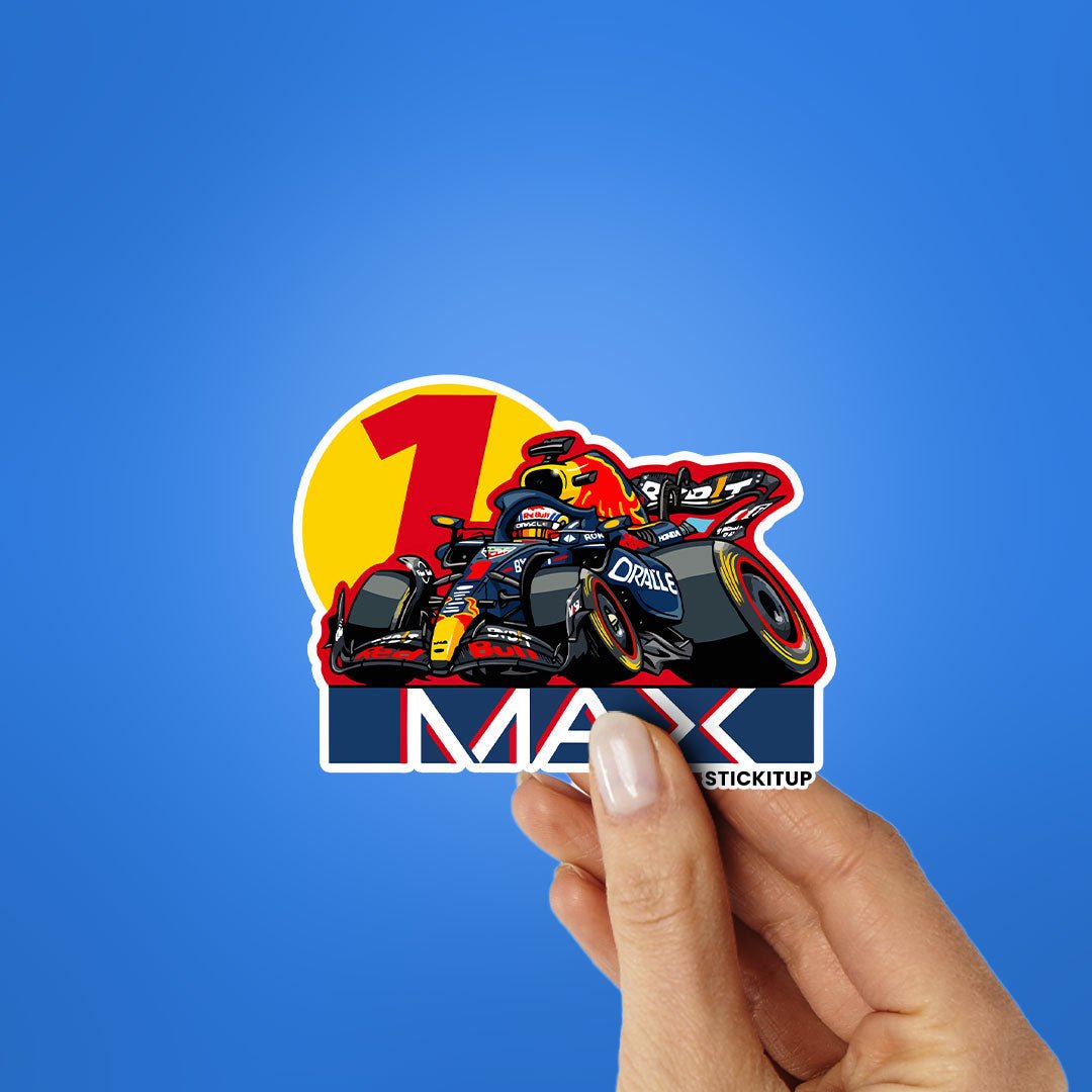 MAX Sticker waterproof vinyl decal for laptop, bike, car & bottle