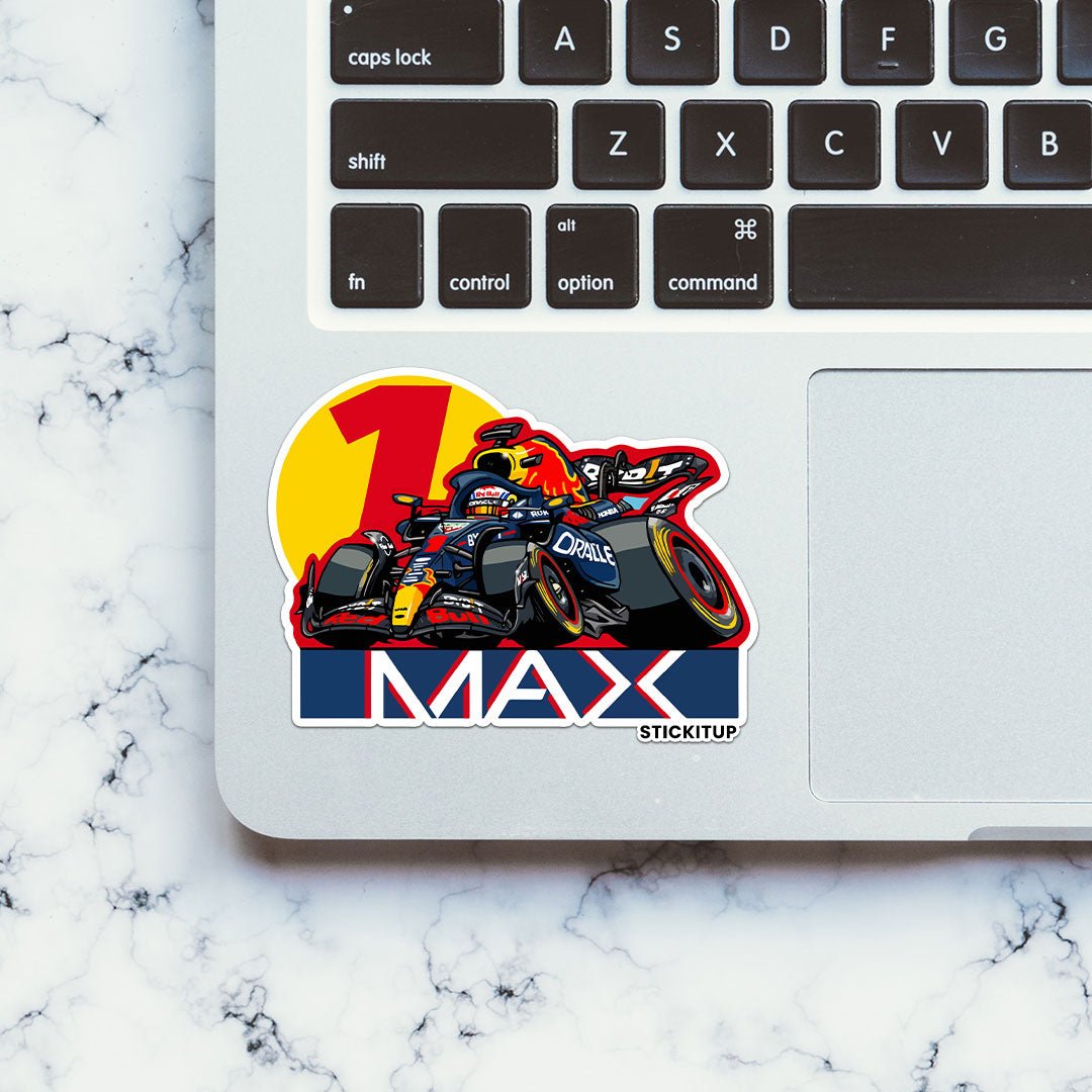 MAX Sticker waterproof vinyl decal for laptop, bike, car & bottle