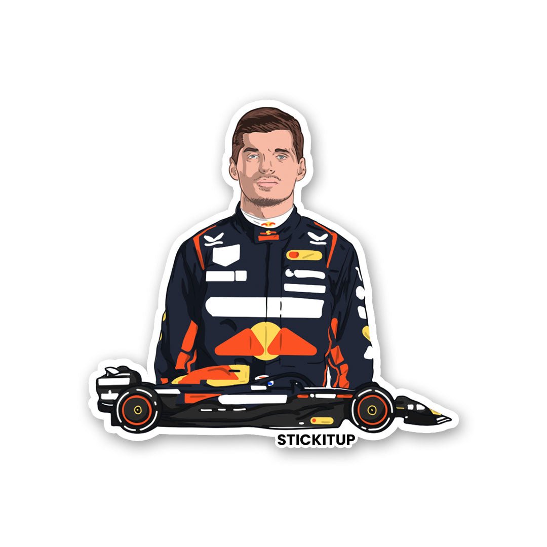 MAX VERSTAPPEN Sticker waterproof vinyl decal for laptop, bike, car & bottle