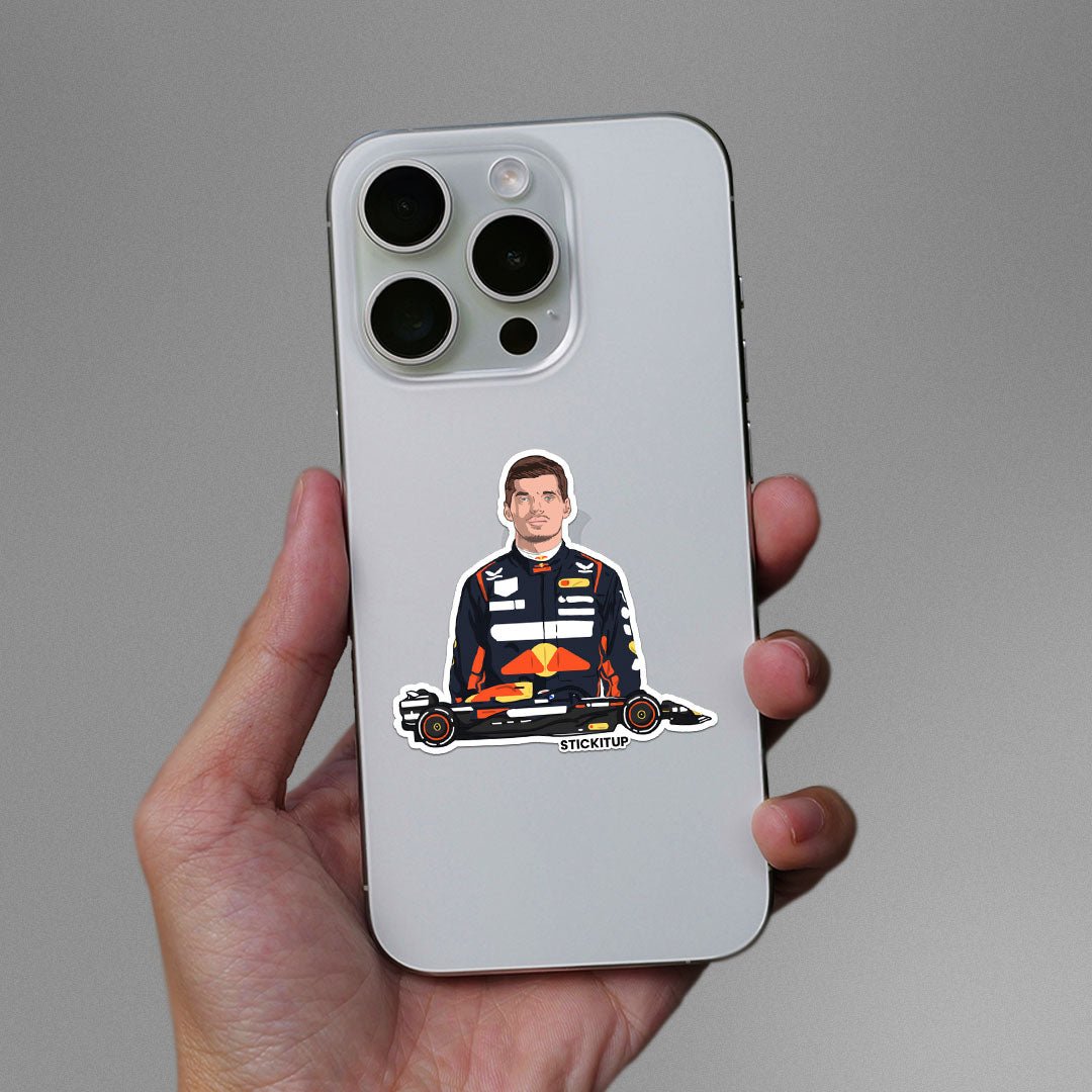 MAX VERSTAPPEN Sticker waterproof vinyl decal for laptop, bike, car & bottle