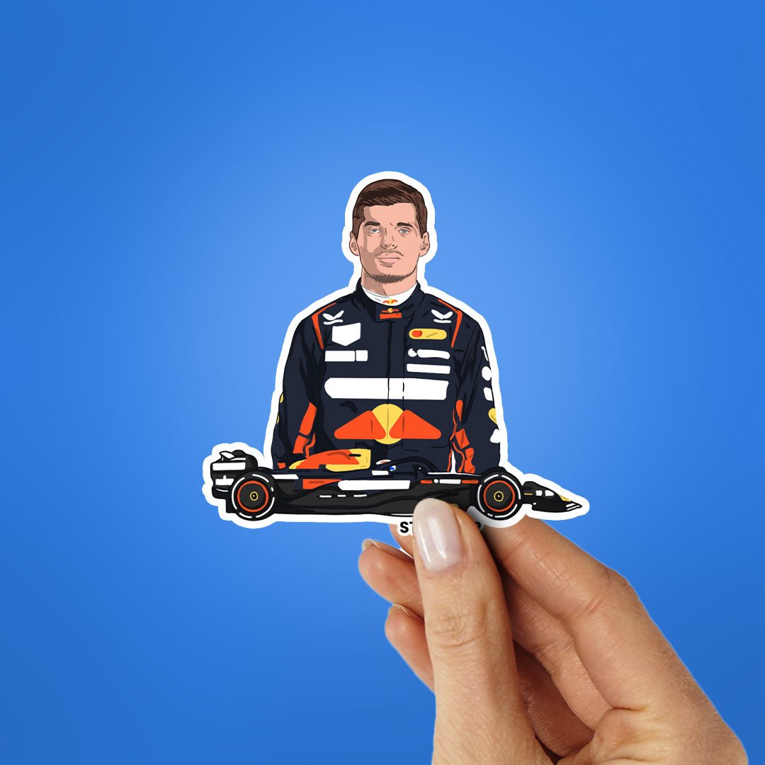 MAX VERSTAPPEN Sticker waterproof vinyl decal for laptop, bike, car & bottle