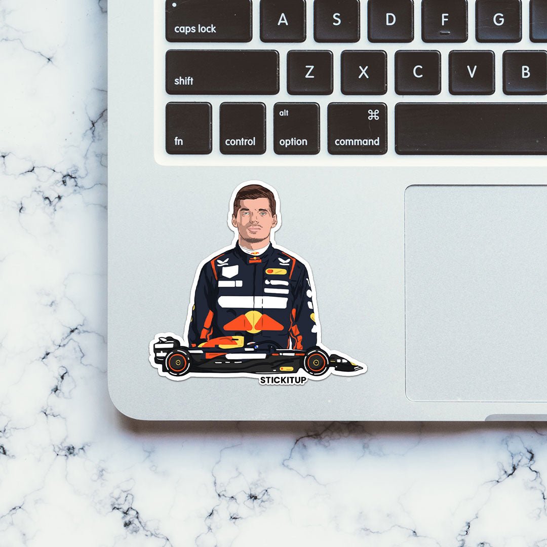 MAX VERSTAPPEN Sticker waterproof vinyl decal for laptop, bike, car & bottle