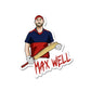 Max well Sticker waterproof vinyl decal for laptop, bike, car & bottle