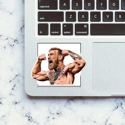 Mc Gregor Sticker waterproof vinyl decal for laptop, bike, car & bottle