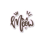 Meow Sticker waterproof vinyl decal for laptop, bike, car & bottle