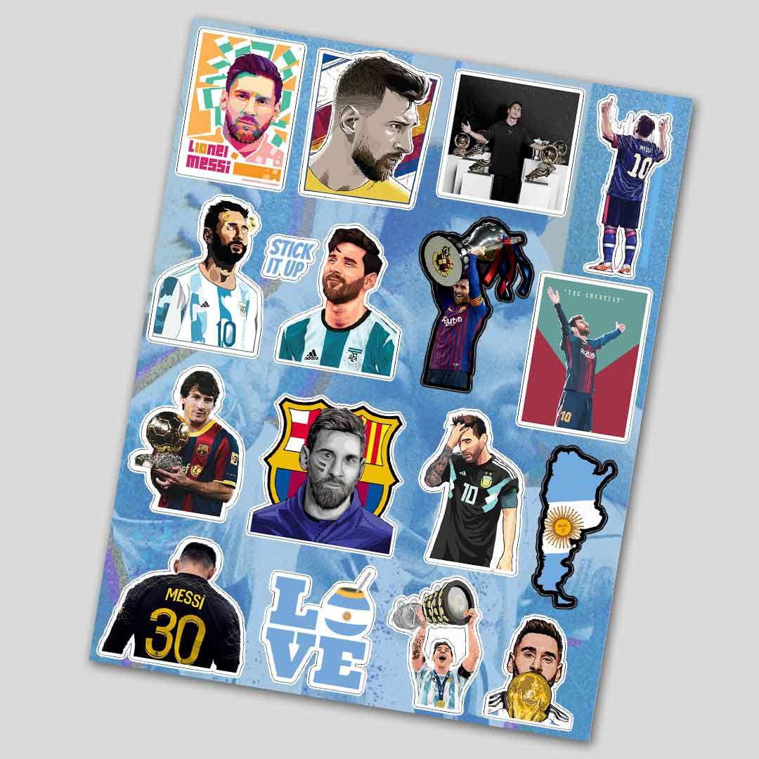 Messi Stickerbogen Buy Messi mini sticker sheet Online | Sticker Sheets | STICK IT UP