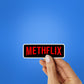 Methflix Sticker waterproof vinyl decal for laptop, bike, car & bottle