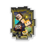 Mincraft Sticker waterproof vinyl decal for laptop, bike, car & bottle