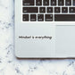 Mindset Sticker waterproof vinyl decal for laptop, bike, car & bottle