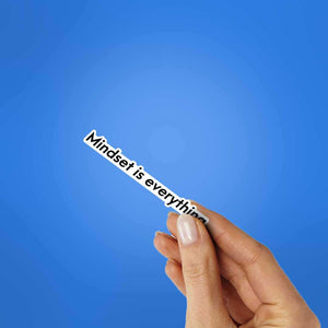 Mindset Sticker waterproof vinyl decal for laptop, bike, car & bottle