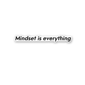 Mindset Sticker waterproof vinyl decal for laptop, bike, car & bottle