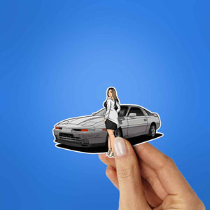 MK3 And Waifu Sticker waterproof vinyl decal for laptop, bike, car & bottle