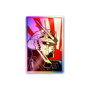 Mobile Suit Rx 78 Holographic Sticker waterproof vinyl decal for laptop, bike, car & bottle