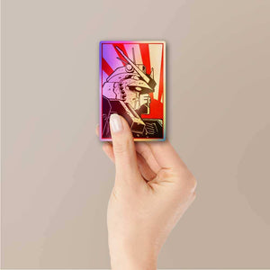 Mobile Suit Rx 78 Holographic Sticker waterproof vinyl decal for laptop, bike, car & bottle