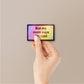 Mom Says I'm Cool Holographic Stickers - Holographic stickers | STICK IT UP