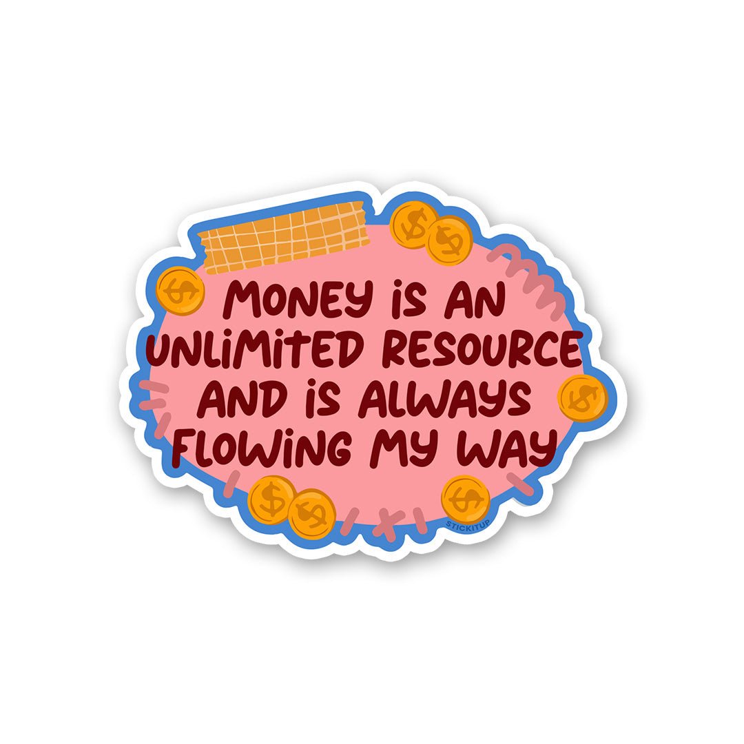 Money Is An Sticker waterproof vinyl decal for laptop, bike, car & bottle