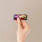 Money Root of Evil Holographic Stickers - Holographic stickers | STICK IT UP