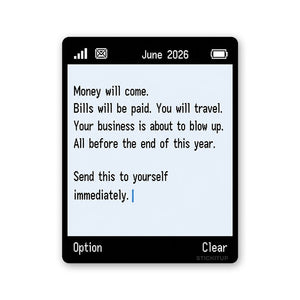 Money-Will-Come Sticker - Stickers | STICK IT UP