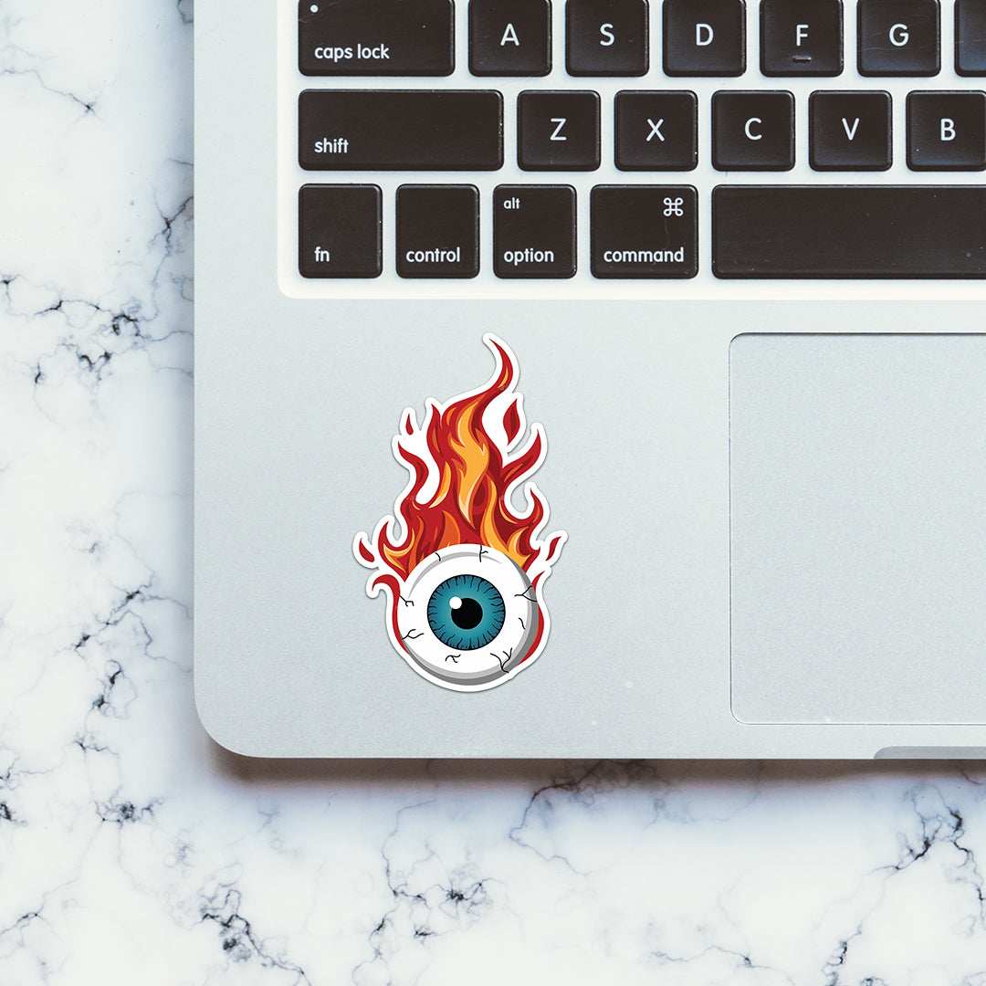 Monster Eye Sticker waterproof vinyl decal for laptop, bike, car & bottle