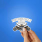 Motorcycle Gang Sticker waterproof vinyl decal for laptop, bike, car & bottle