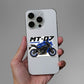 MT - 07 Sticker waterproof vinyl decal for laptop, bike, car & bottle