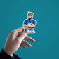 Mumbai Cha Raja Sticker waterproof vinyl decal for laptop, bike, car & bottle