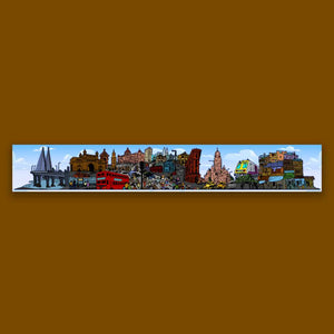 Mumbai Infinity Sticker waterproof vinyl decal for laptop, bike, car & bottle