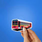 Mumbai Local Bus Sticker waterproof vinyl decal for laptop, bike, car & bottle