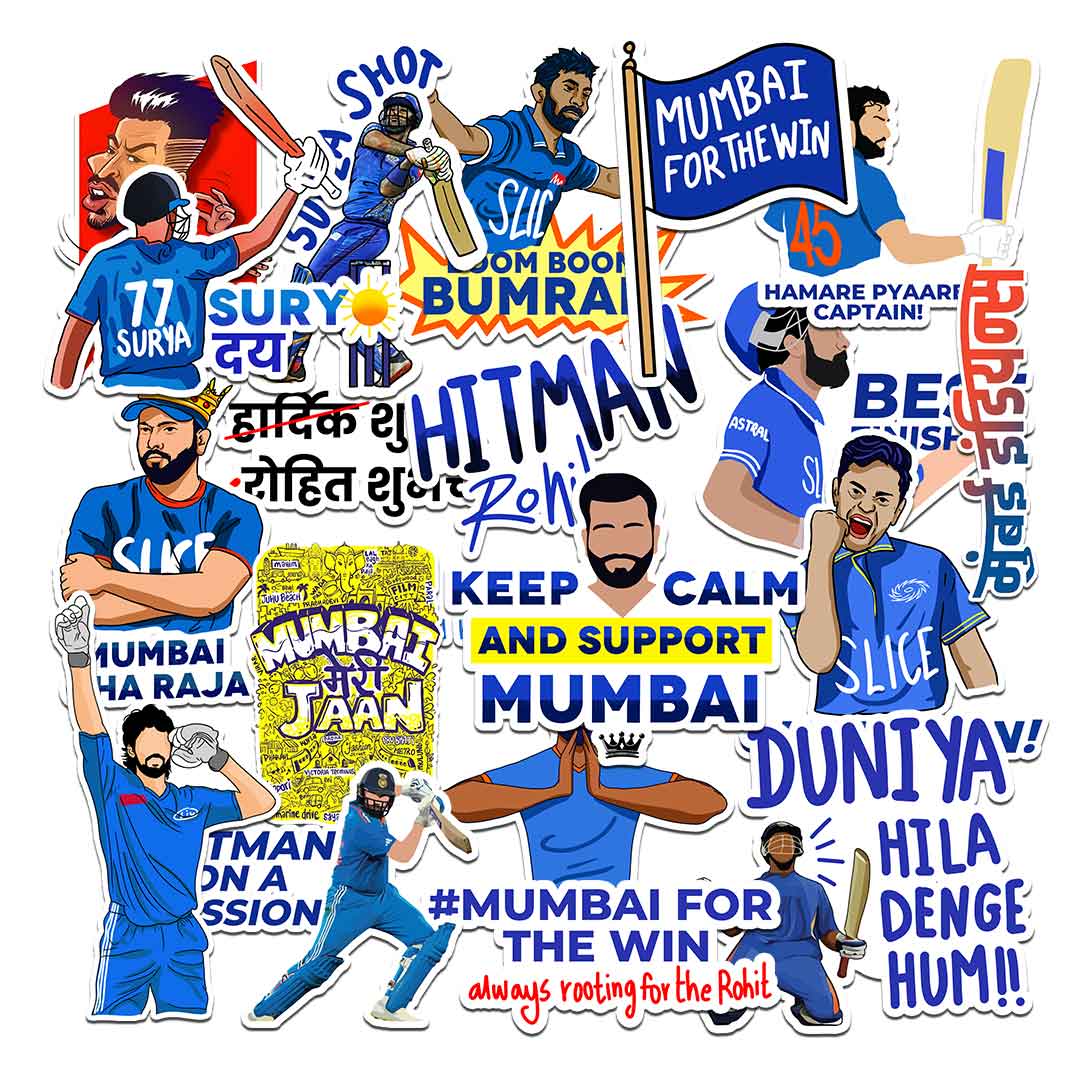 Mumbai Sticker Pack [20 Sticker] - Sticker Packs | STICK IT UP